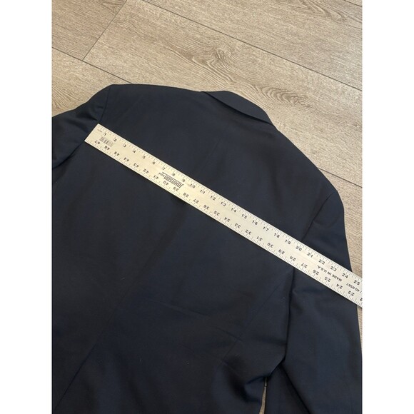 Michael Kors Suit Jacket Blazer Mens 50R Black 2 Button Wool - Picture 8 of 9